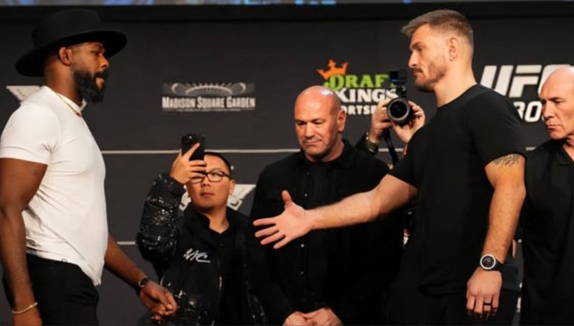 Джоунс отказва ръкостискане от Миочич: Никога повече не споменавайте децата ми