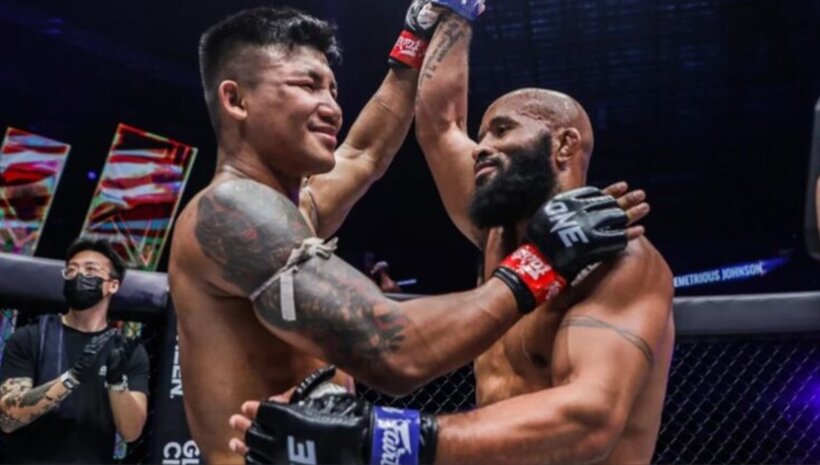 Легендата на UFC Деметриус Джонсън и Родтанг с обща тренировка