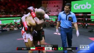 Акцент l Реза Венум Муай тай срещу. Габриел Перейра l เรซ่า วีนั่มมวยไทย vs. กาเบรียล เปเรย์ร่า RWS