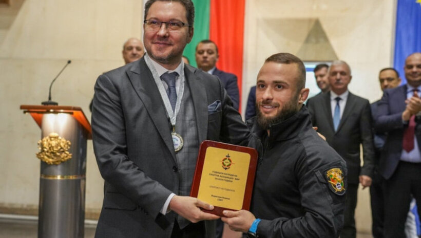 Борислав Янаков е спортист №1 за годината на вътрешното министерство