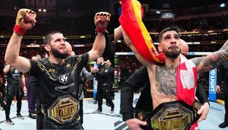 Илия Топурия ще гони Ислам Махачев и в полусредна категория