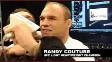 Randy Couture понаплясква Bas Rutten