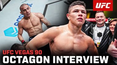 Интервю на Жан Мацумото в октагона | UFC Vegas 90