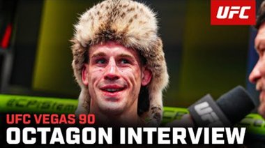 Интервю на Брендън Алън в октагона | UFC Vegas 90