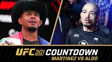 UFC 301 Отброяване - Мартинес срещу Алдо | Основно събитие