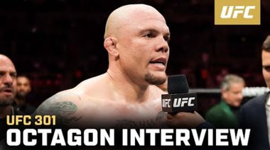 Интервю на Антъни Смит в октагона | UFC 301