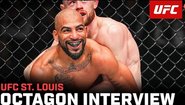 Интервю с Чарлс Джонсън в октагона | UFC Сейнт Луис