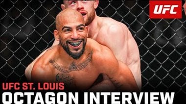 Интервю с Чарлс Джонсън в октагона | UFC Сейнт Луис