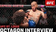 Интервю с Шон Уудсън в октагона | UFC Сейнт Луис