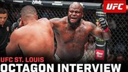 Интервю с Дерик Люис в октагона | UFC Сейнт Луис