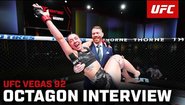 Интервю с Ванеса Демопулос в октагона | UFC Vegas 92