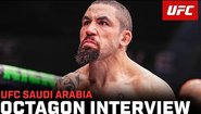 Интервю на Робърт Уитакър в октагона | UFC Саудитска Арабия