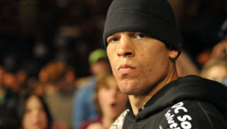 Nate Diaz получил нараняване в окото, което му попречило да покаже уменията си