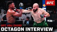 Интервю на Азамат Мурзаканов в октагона | UFC Абу Даби