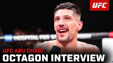 Интервю на Джоел Алварес в октагона | UFC Абу Даби