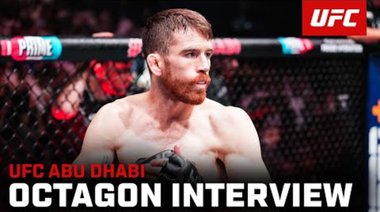 Интервю на Кори Сандхаген в октагона | UFC Абу Даби
