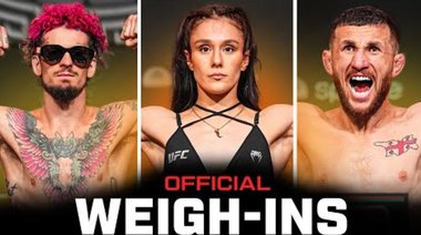 О&#039;Мали срещу Двалишвили Претегляне на бойците | UFC 306