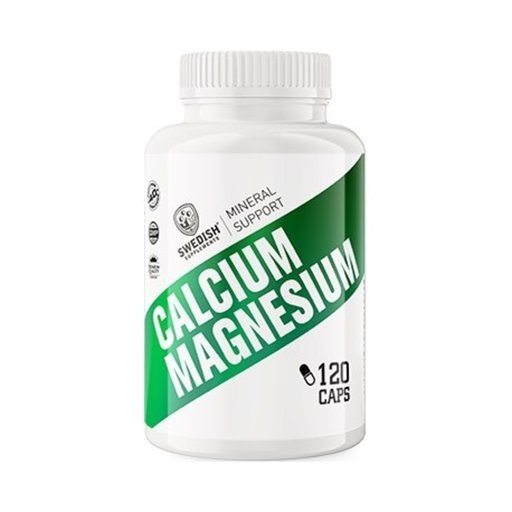 SWEDISH Supplements - Calcium + Magnesium / 120 капсули, 40 дози