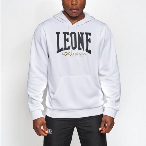 Суитшърт - Leone LOGO hooded sweatshirt - White