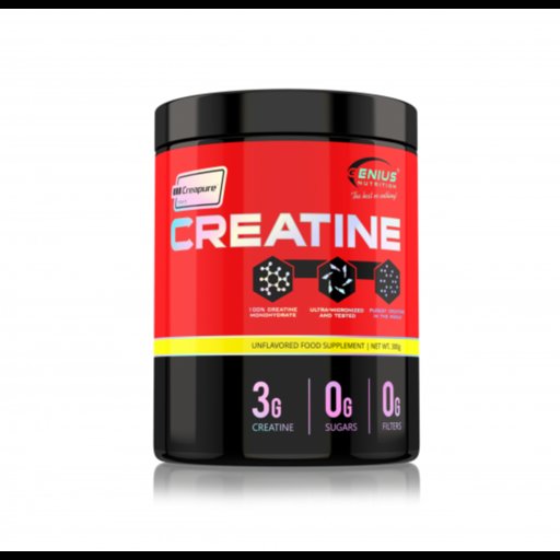 GENIUS NUTRITION CREATINE WITH Creapure® 300g / 100 Serv​