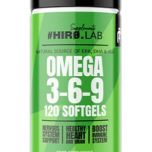 Hero.Lab - Omega 3-6-9 1000 mg / 120 Гел капсули, 120 дози