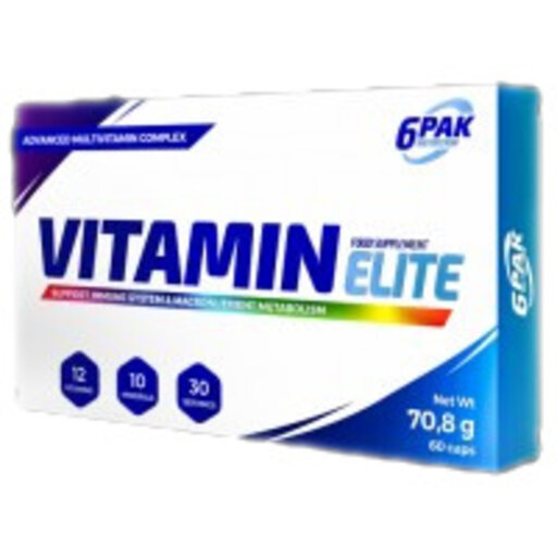 6PAK Nutrition - Vitamin Elite / 60 капсули, 60 дози
