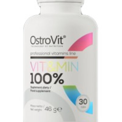 OstroVit - 100% Vit&Min / 30 Таблетки, 15 дози