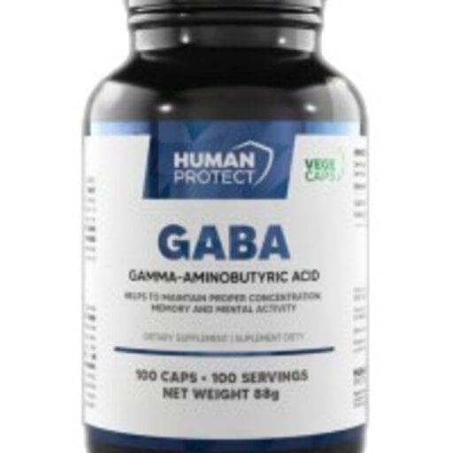 Human Protect - GABA 750 mg / 100 капсули, 100 дози