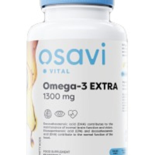 Osavi - Omega-3 Extra 1300 mg / 120 Гел капсули, 60 дози