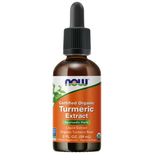 NOW Foods - Turmeric Extract Liquid | Certified Organic (59 дози)