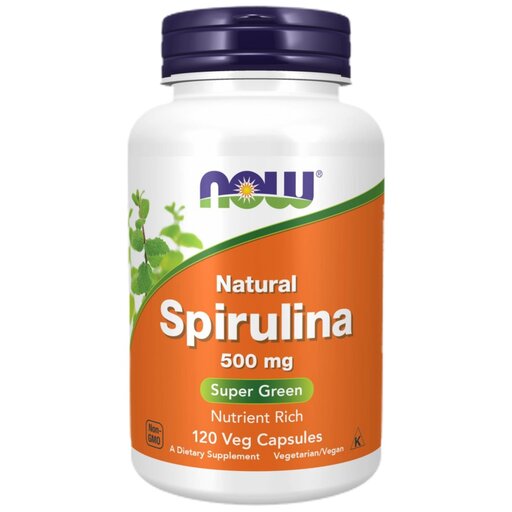 NOW Foods - Natural Spirulina 500 mg (20 дози)