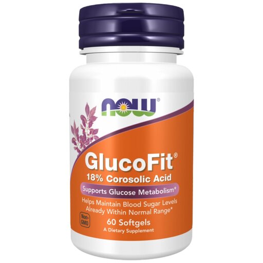 NOW Foods - GlucoFit®  | Banaba Leaf Extract (60 дози)