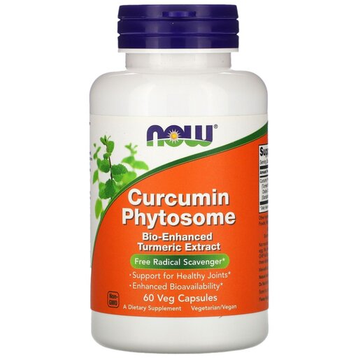 NOW Foods - Curcumin Phytosome / Bio-Enhanced Turmeric Extract (60 дози)