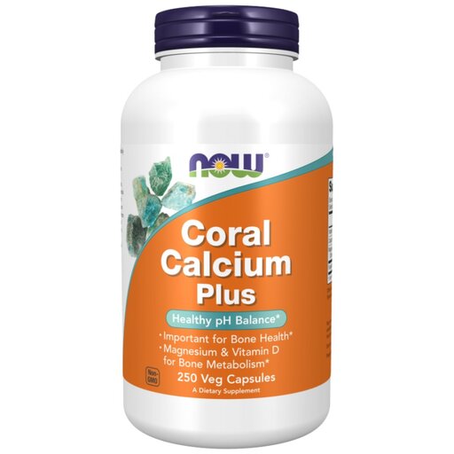 NOW Foods - Coral Calcium Plus | with Calcium, Magnesium & Vitamin D (125 дози)