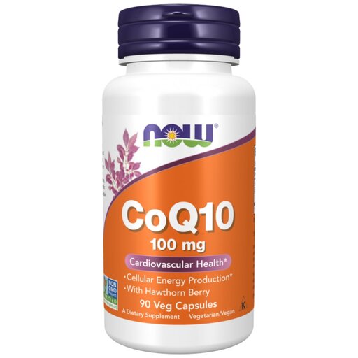 NOW Foods - CoQ10 100 mg | with Hawthorn Berry (90 дози)