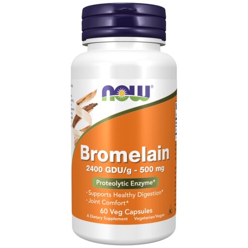 NOW Foods - Bromelain 2400 GDU (60 дози)