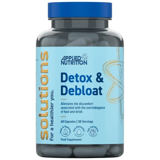 Applied Nutrition - Solutions Detox & Debloat | with Activated Charcoal & Milk Thistle (30 дози)