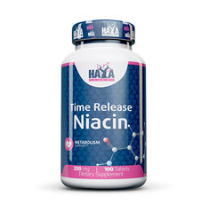 Haya Labs - Niacin (Time Release) 250mg. / 100 Tabs.