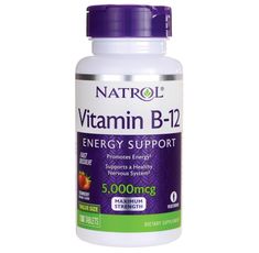 Natrol Vitamin B-12 Fast Dissolve 5000mcg / 100tabs.