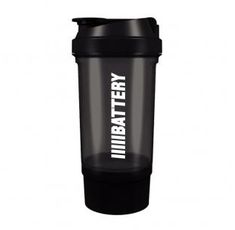 Battery Nutrition - Shaker Plus Black / 550 ml. - с отделение