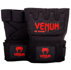 Вътрешни Ръкавици за Боксови Ръкавици -Venum Kontact Gel Glove Wraps - Black/Red​