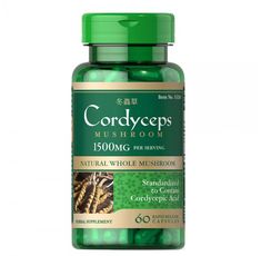 Puritan's Pride -  Cordyceps 750 мг / 60 таблетки​