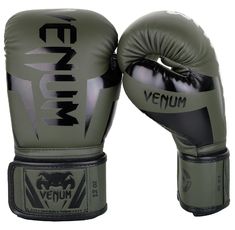 Боксови ръкавици - Venum Elite Boxing Gloves - Khaki/Black​