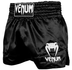 Муай Тай Шорти - Venum Muay Thai Shorts Classic - Black/White​