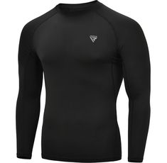 Рашгард - RDX T15 Long Sleeve Black Rash Guard - CRL-T15BF