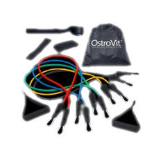 OstroVit - Тренировъчен комплект ластици 11 части / Resistance Band Set