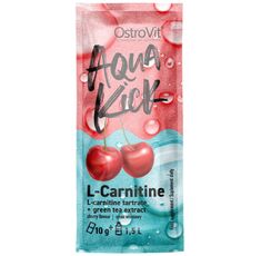 OstroVit - Aqua Kick / Advanced Hydration with L-Carnitine & Green Tea / 10 грама