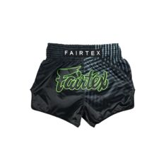 Шорти - Fairtex Muay Thai Shorts BS1924 Racer - Black/Green