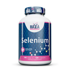 HAYA LABS Selenium /Chelated -yeast free/ 100mcg. / 120 caps.