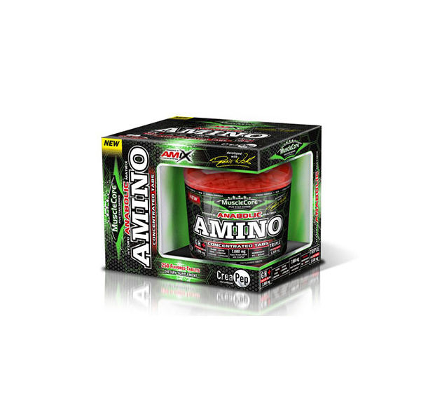 Amix - Anabolic Amino with CreaPep / 250tabs.